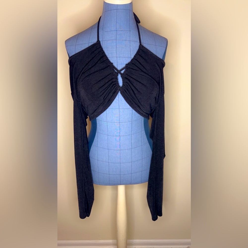 Rue21 | Halter Long sleeve | Black | Large |